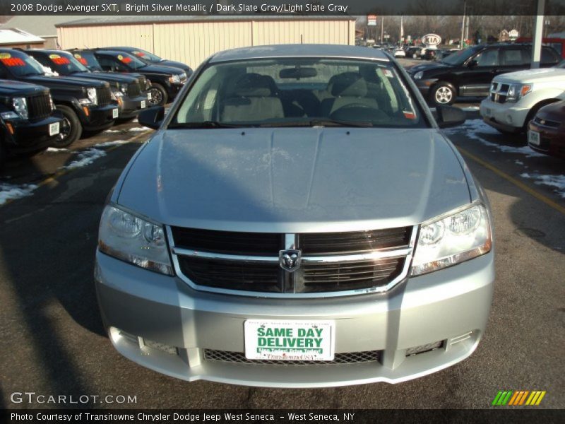 Bright Silver Metallic / Dark Slate Gray/Light Slate Gray 2008 Dodge Avenger SXT