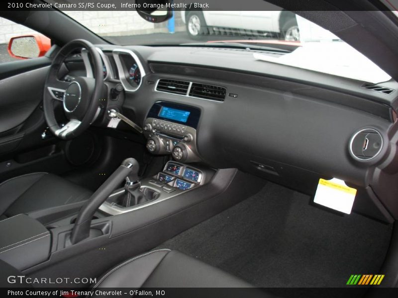 Inferno Orange Metallic / Black 2010 Chevrolet Camaro SS/RS Coupe