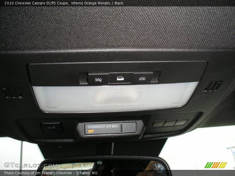 Inferno Orange Metallic / Black 2010 Chevrolet Camaro SS/RS Coupe