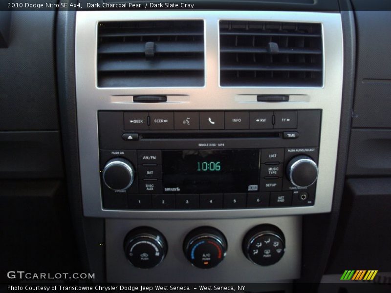 Dark Charcoal Pearl / Dark Slate Gray 2010 Dodge Nitro SE 4x4