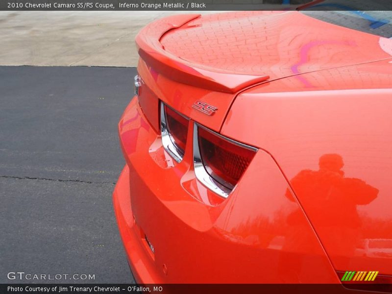 Inferno Orange Metallic / Black 2010 Chevrolet Camaro SS/RS Coupe