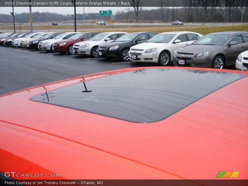 Inferno Orange Metallic / Black 2010 Chevrolet Camaro SS/RS Coupe