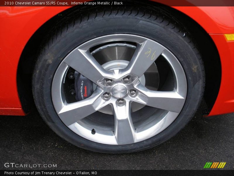 Inferno Orange Metallic / Black 2010 Chevrolet Camaro SS/RS Coupe