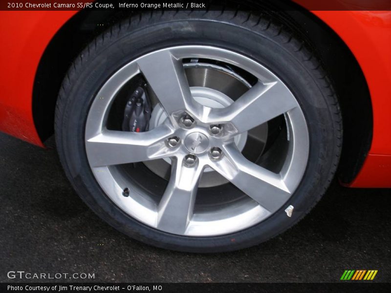 Inferno Orange Metallic / Black 2010 Chevrolet Camaro SS/RS Coupe