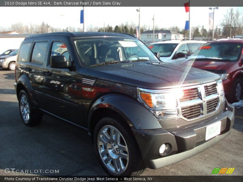 Dark Charcoal Pearl / Dark Slate Gray 2010 Dodge Nitro SE 4x4