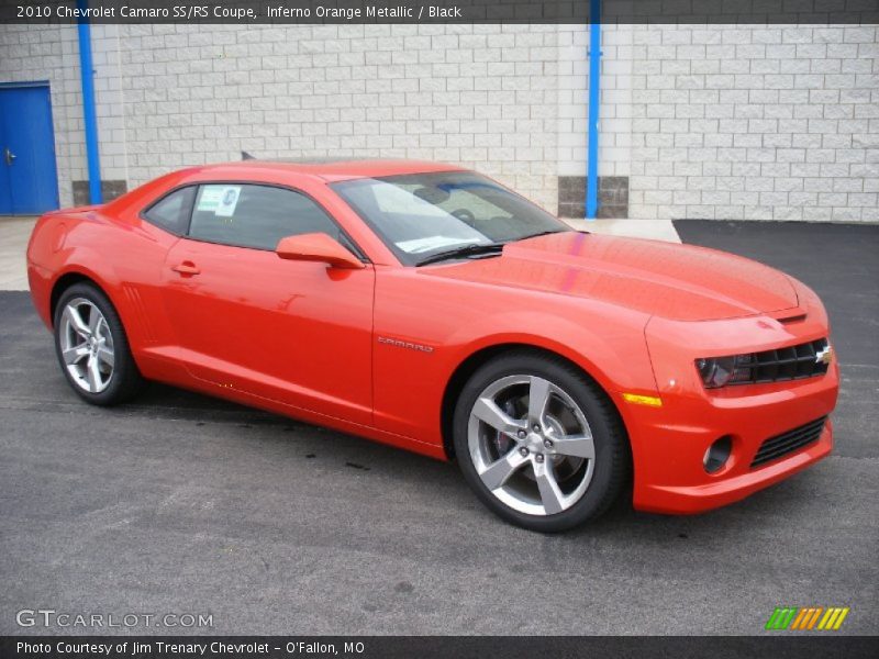 Inferno Orange Metallic / Black 2010 Chevrolet Camaro SS/RS Coupe