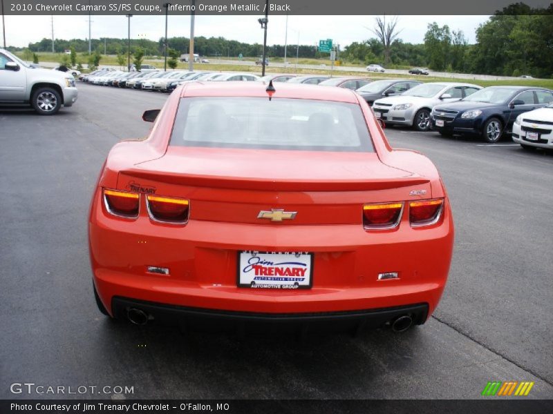 Inferno Orange Metallic / Black 2010 Chevrolet Camaro SS/RS Coupe