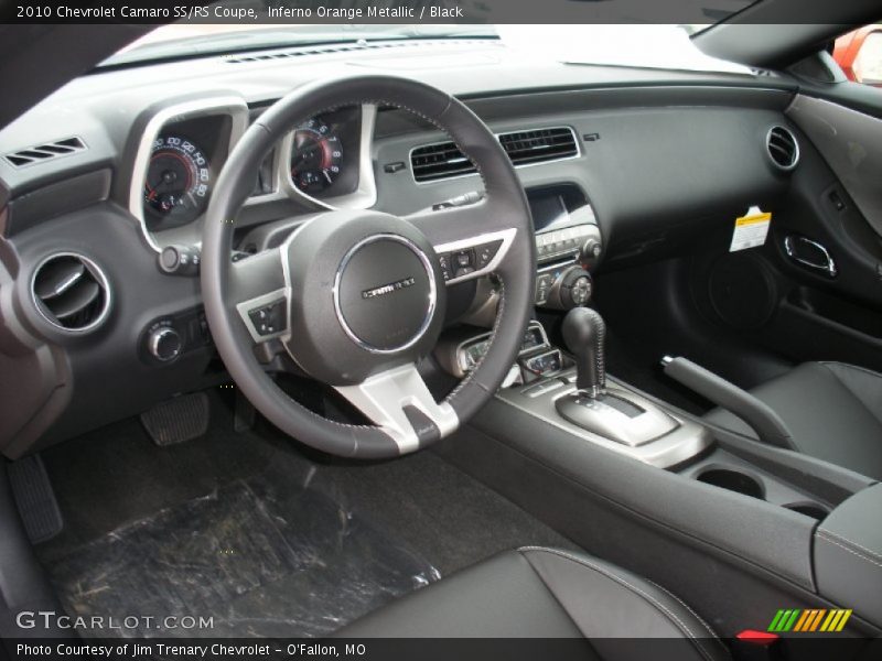 Black Interior - 2010 Camaro SS/RS Coupe 