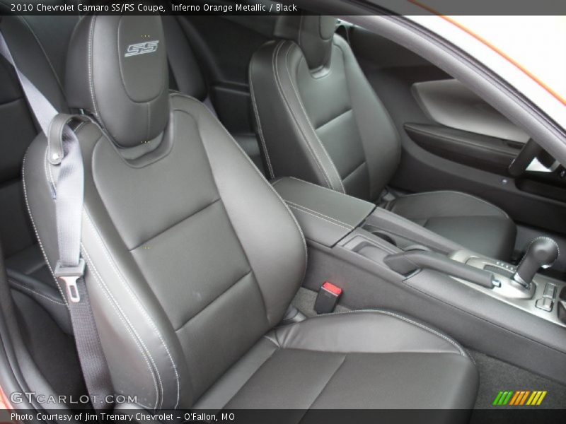 Inferno Orange Metallic / Black 2010 Chevrolet Camaro SS/RS Coupe