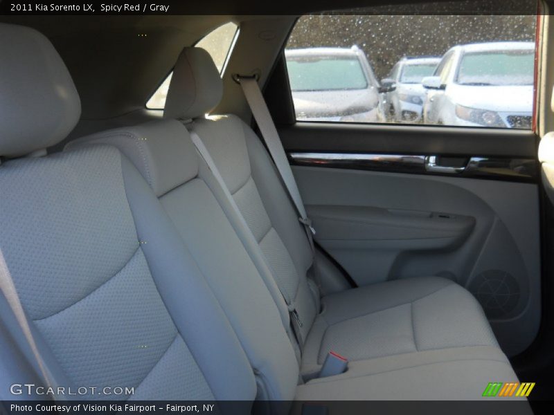 Spicy Red / Gray 2011 Kia Sorento LX