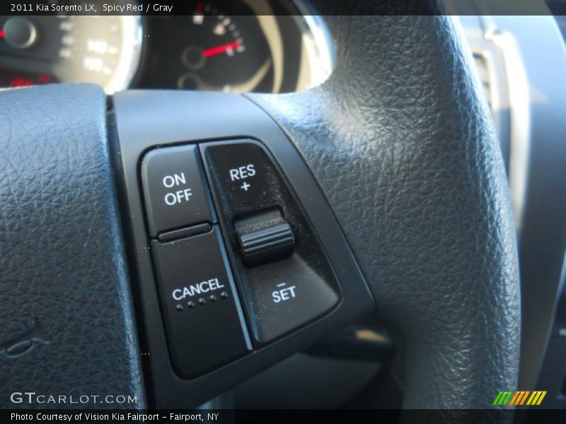 Spicy Red / Gray 2011 Kia Sorento LX