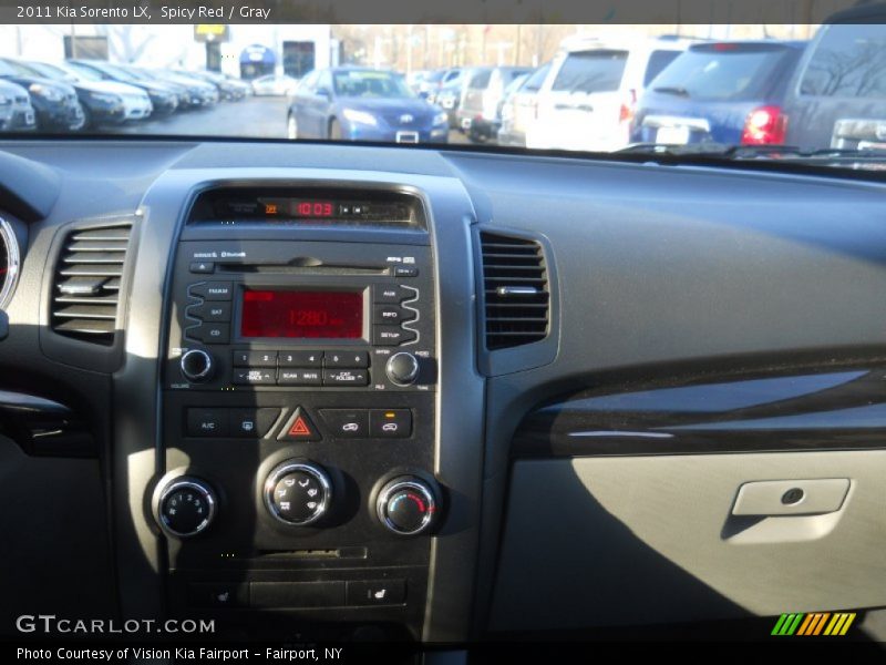 Spicy Red / Gray 2011 Kia Sorento LX