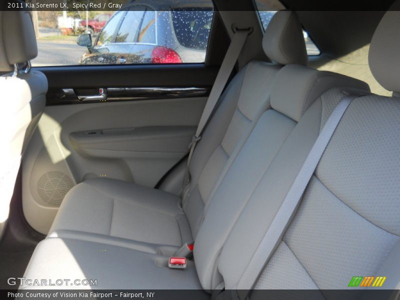 Spicy Red / Gray 2011 Kia Sorento LX