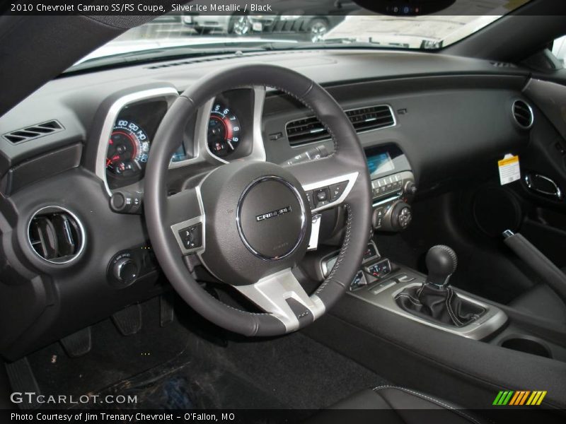 Silver Ice Metallic / Black 2010 Chevrolet Camaro SS/RS Coupe