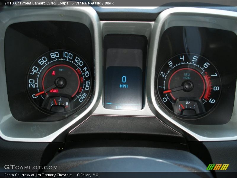 Silver Ice Metallic / Black 2010 Chevrolet Camaro SS/RS Coupe