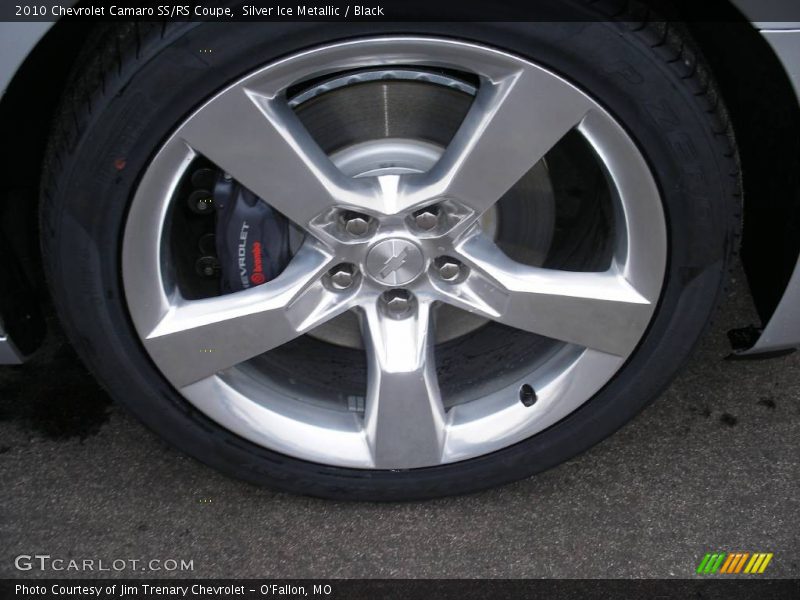 Silver Ice Metallic / Black 2010 Chevrolet Camaro SS/RS Coupe