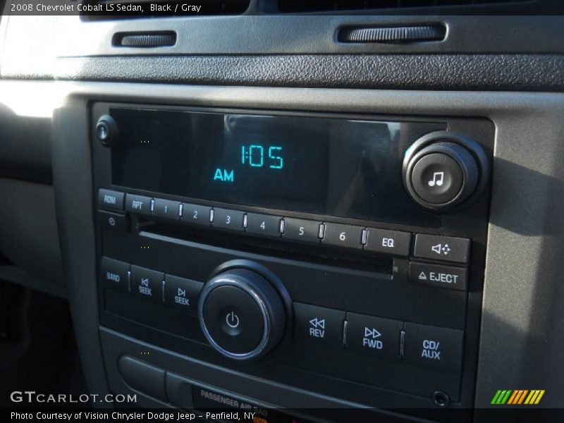 Black / Gray 2008 Chevrolet Cobalt LS Sedan
