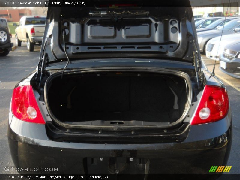 Black / Gray 2008 Chevrolet Cobalt LS Sedan
