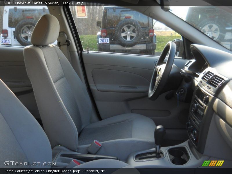 Black / Gray 2008 Chevrolet Cobalt LS Sedan