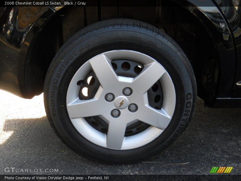 Black / Gray 2008 Chevrolet Cobalt LS Sedan