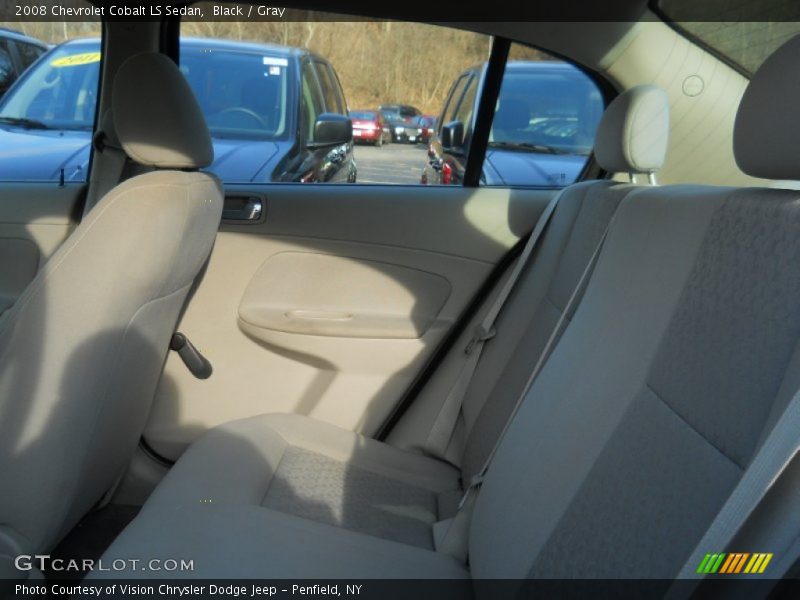 Black / Gray 2008 Chevrolet Cobalt LS Sedan