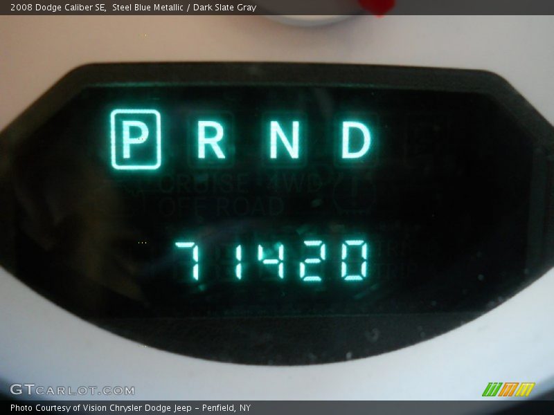 Steel Blue Metallic / Dark Slate Gray 2008 Dodge Caliber SE