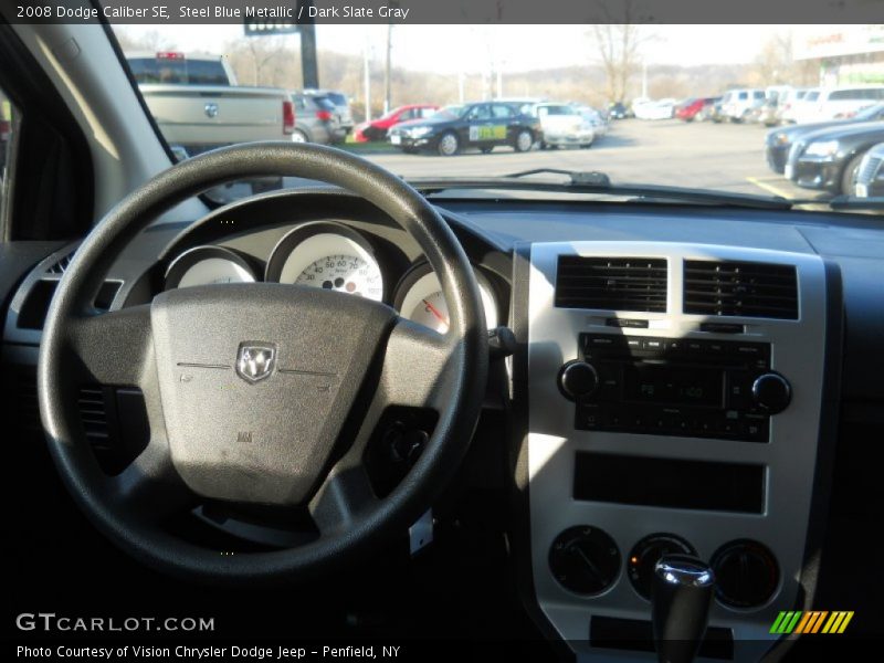 Steel Blue Metallic / Dark Slate Gray 2008 Dodge Caliber SE