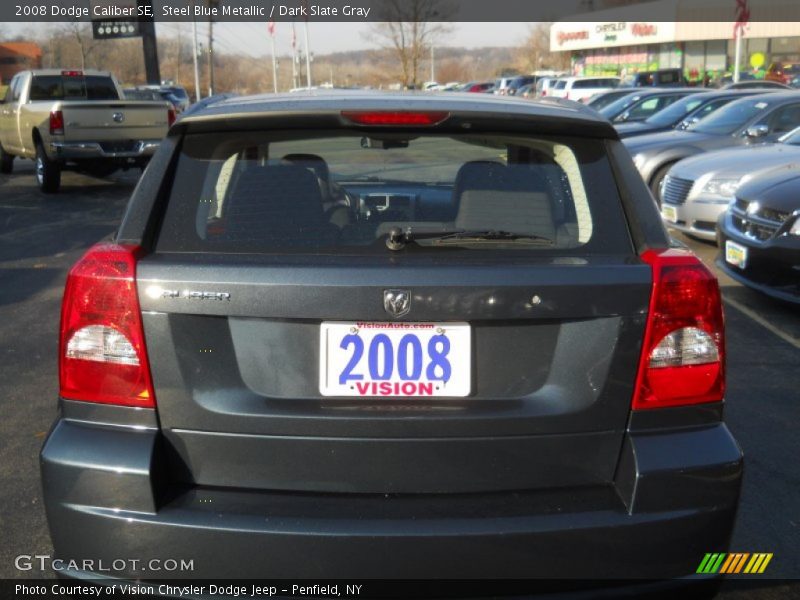 Steel Blue Metallic / Dark Slate Gray 2008 Dodge Caliber SE