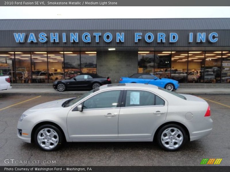 Smokestone Metallic / Medium Light Stone 2010 Ford Fusion SE V6