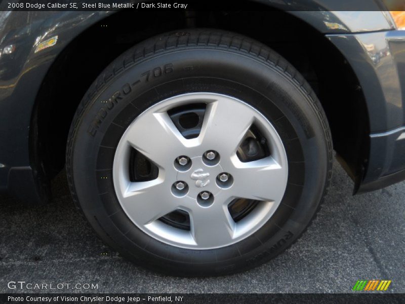 Steel Blue Metallic / Dark Slate Gray 2008 Dodge Caliber SE