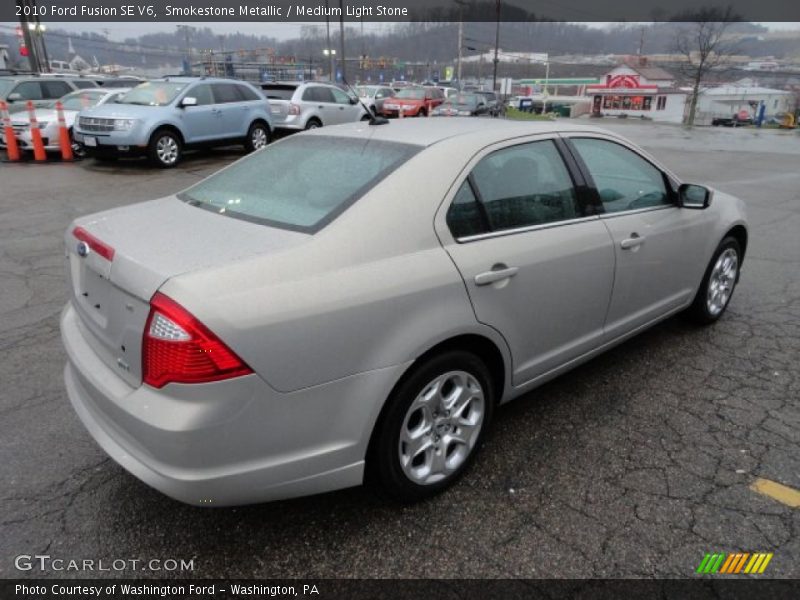 Smokestone Metallic / Medium Light Stone 2010 Ford Fusion SE V6