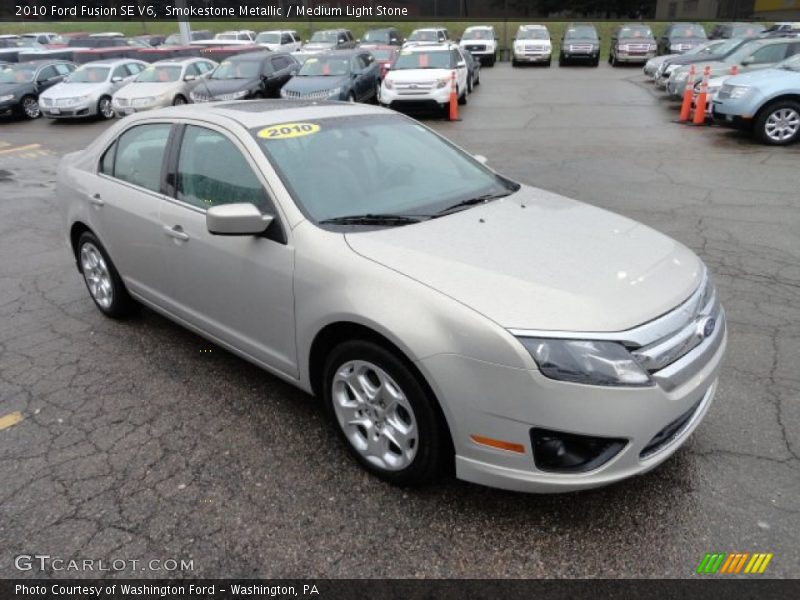 Smokestone Metallic / Medium Light Stone 2010 Ford Fusion SE V6