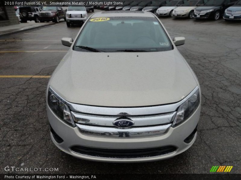 Smokestone Metallic / Medium Light Stone 2010 Ford Fusion SE V6