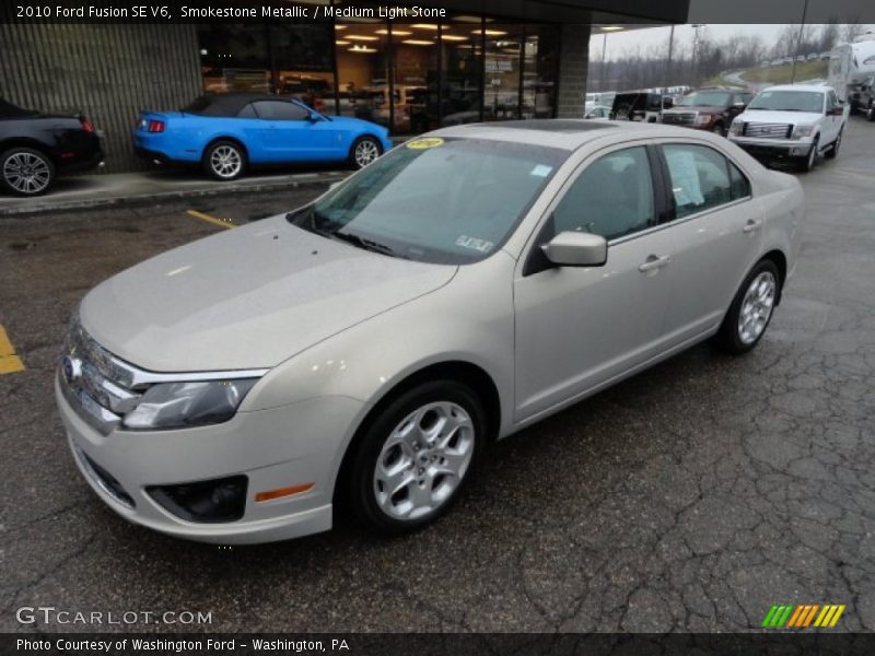 Smokestone Metallic / Medium Light Stone 2010 Ford Fusion SE V6