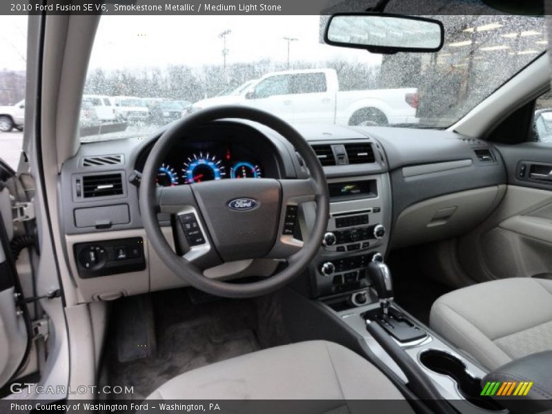Smokestone Metallic / Medium Light Stone 2010 Ford Fusion SE V6