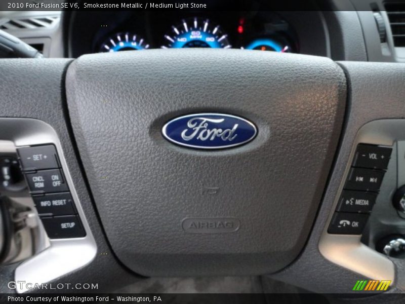 Smokestone Metallic / Medium Light Stone 2010 Ford Fusion SE V6