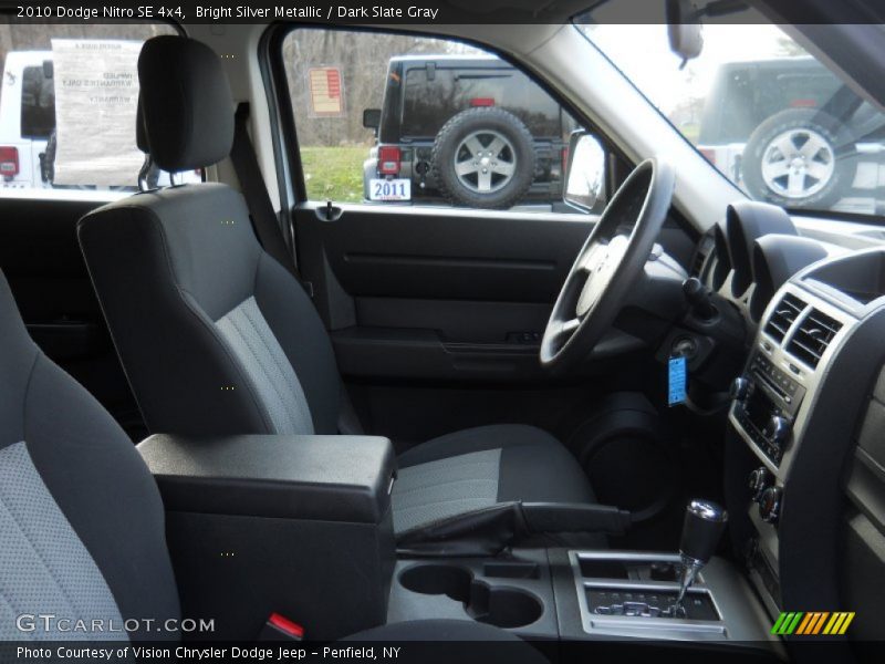 Bright Silver Metallic / Dark Slate Gray 2010 Dodge Nitro SE 4x4