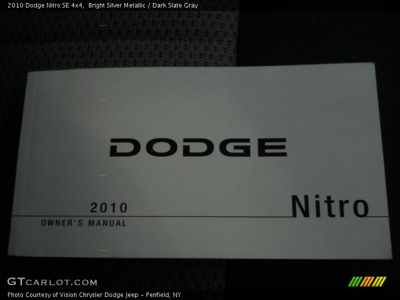 Bright Silver Metallic / Dark Slate Gray 2010 Dodge Nitro SE 4x4