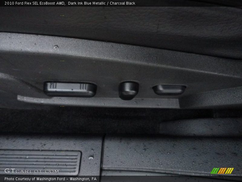 Dark Ink Blue Metallic / Charcoal Black 2010 Ford Flex SEL EcoBoost AWD