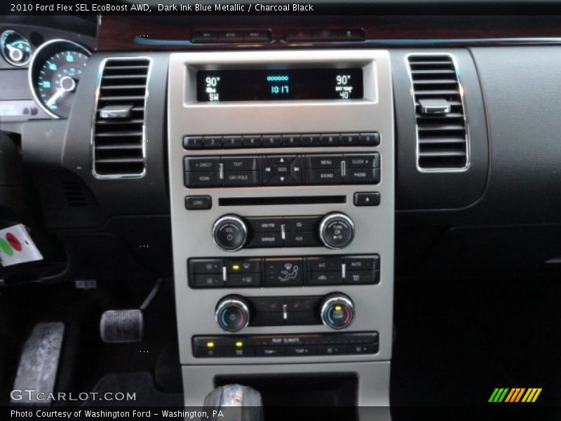 Dark Ink Blue Metallic / Charcoal Black 2010 Ford Flex SEL EcoBoost AWD