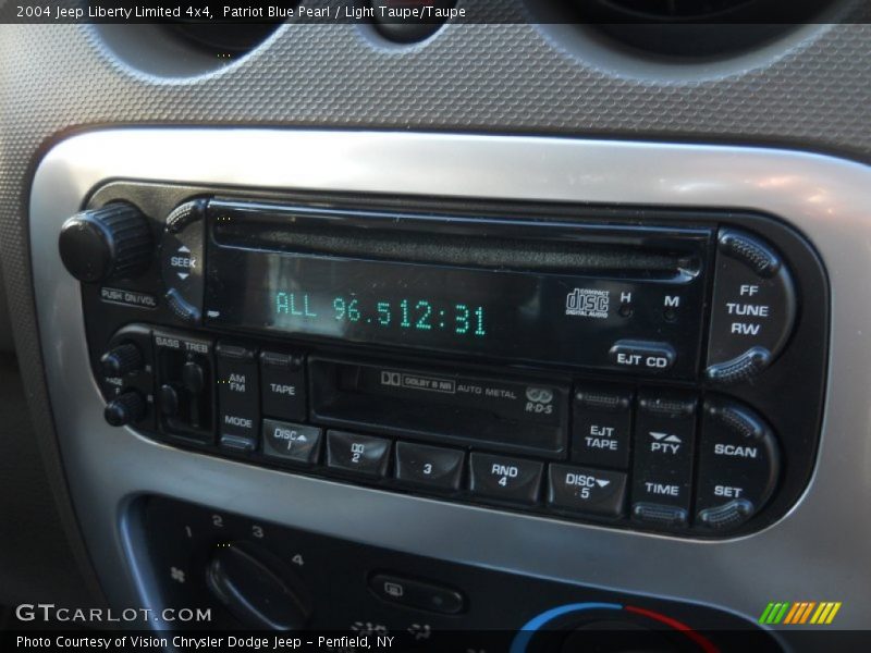 Patriot Blue Pearl / Light Taupe/Taupe 2004 Jeep Liberty Limited 4x4