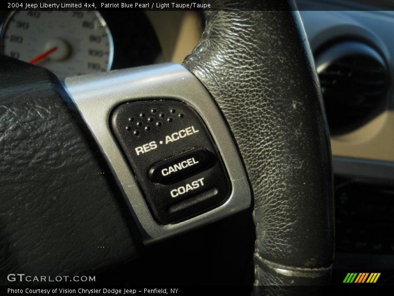 Patriot Blue Pearl / Light Taupe/Taupe 2004 Jeep Liberty Limited 4x4