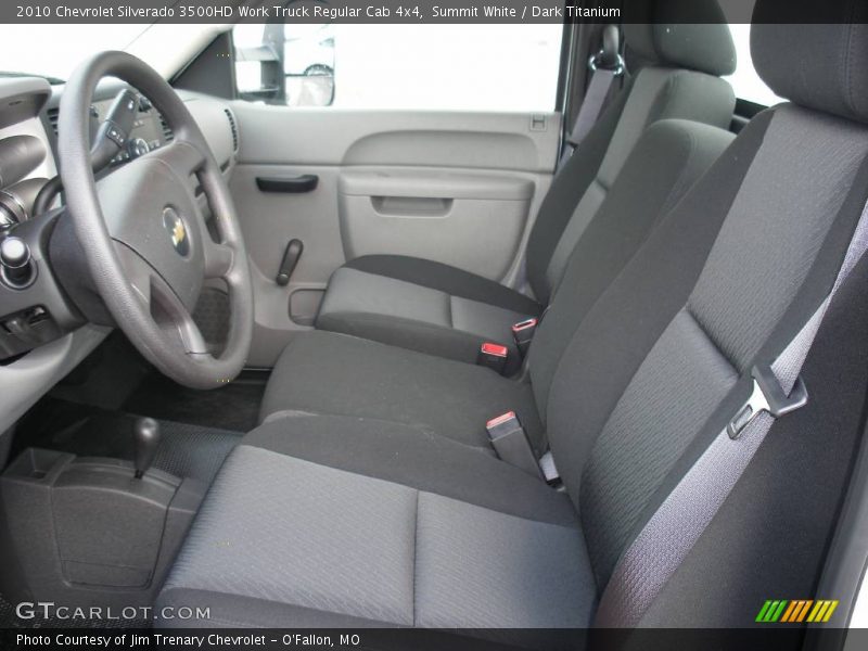 Summit White / Dark Titanium 2010 Chevrolet Silverado 3500HD Work Truck Regular Cab 4x4