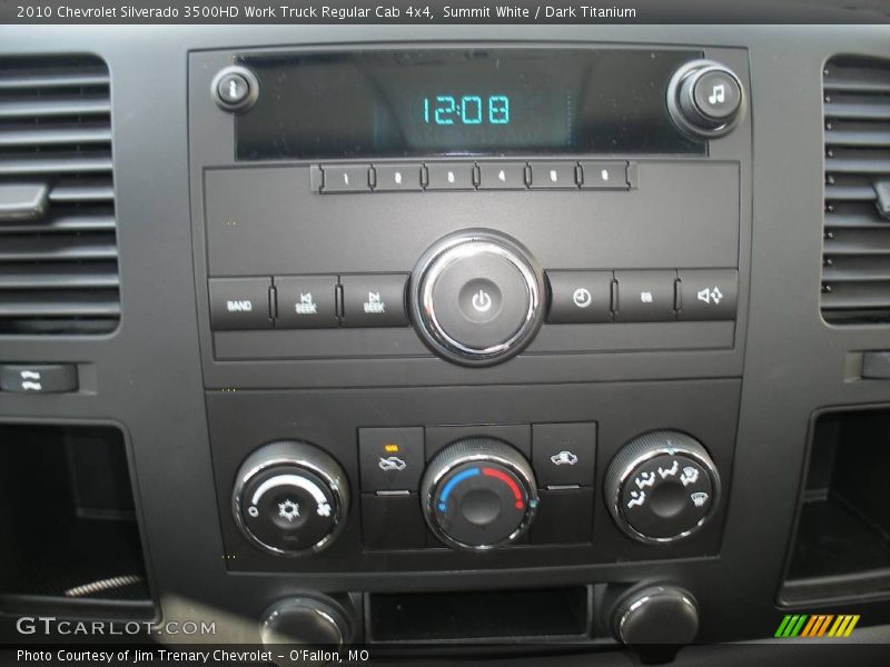 Summit White / Dark Titanium 2010 Chevrolet Silverado 3500HD Work Truck Regular Cab 4x4