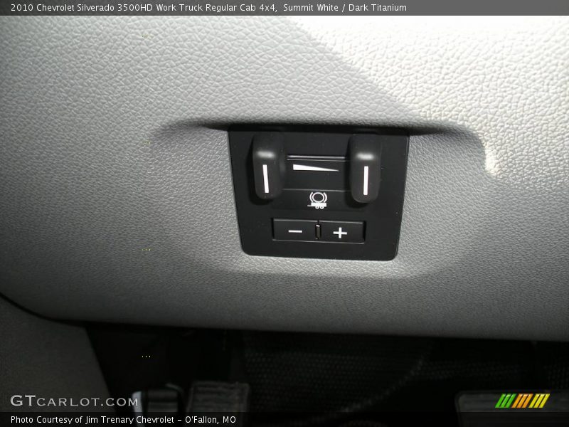 Summit White / Dark Titanium 2010 Chevrolet Silverado 3500HD Work Truck Regular Cab 4x4