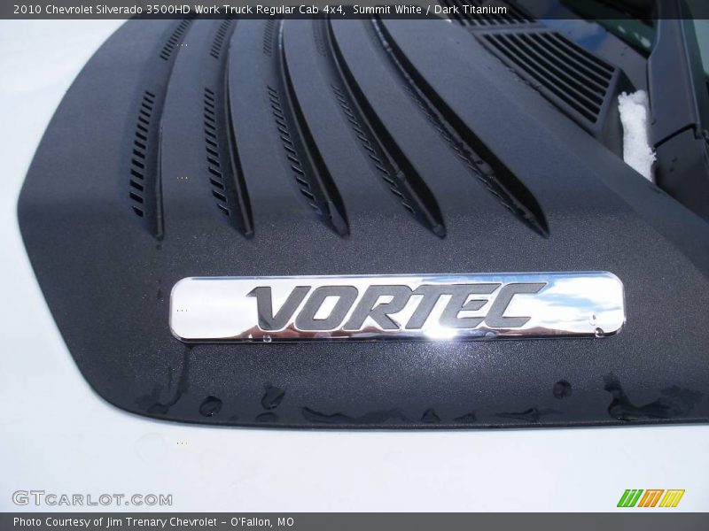 Summit White / Dark Titanium 2010 Chevrolet Silverado 3500HD Work Truck Regular Cab 4x4