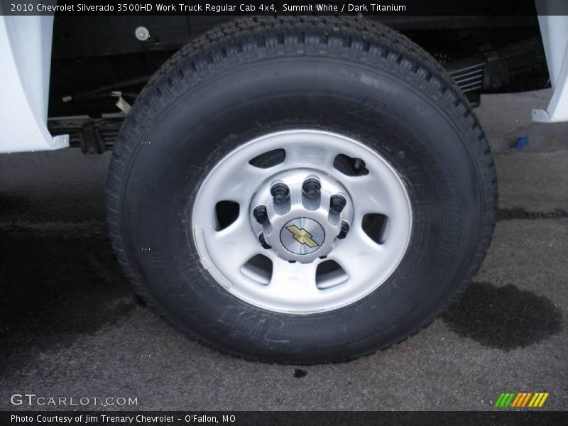 Summit White / Dark Titanium 2010 Chevrolet Silverado 3500HD Work Truck Regular Cab 4x4