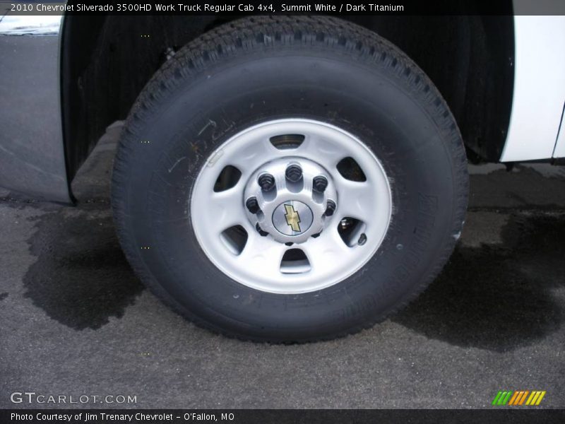 Summit White / Dark Titanium 2010 Chevrolet Silverado 3500HD Work Truck Regular Cab 4x4