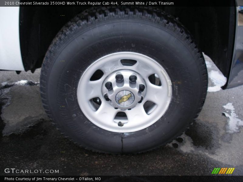 Summit White / Dark Titanium 2010 Chevrolet Silverado 3500HD Work Truck Regular Cab 4x4