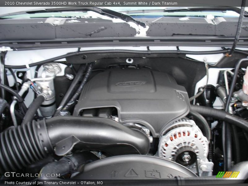 Summit White / Dark Titanium 2010 Chevrolet Silverado 3500HD Work Truck Regular Cab 4x4